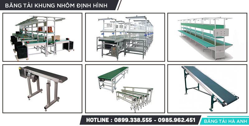 Băng tải khung nhôm định hình