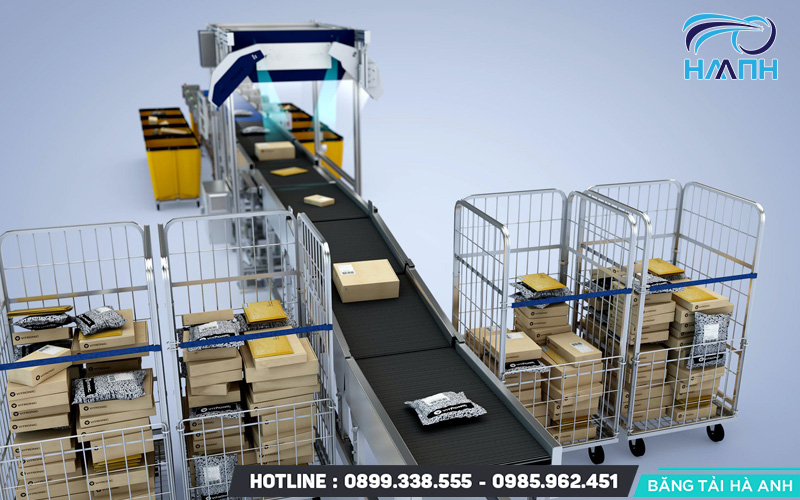 Hệ thống băng tải chuyển phát nhanh