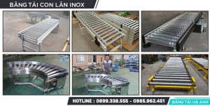 Băng tải con lăn inox