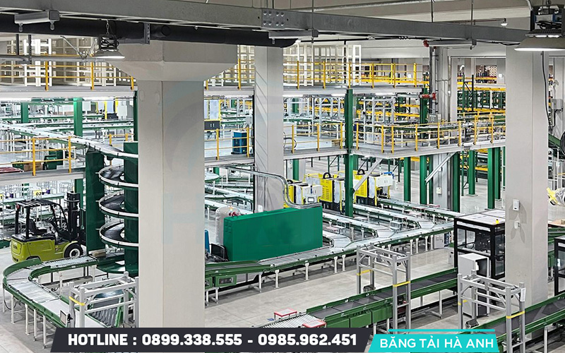 Băng tải sử dụng động cơ
