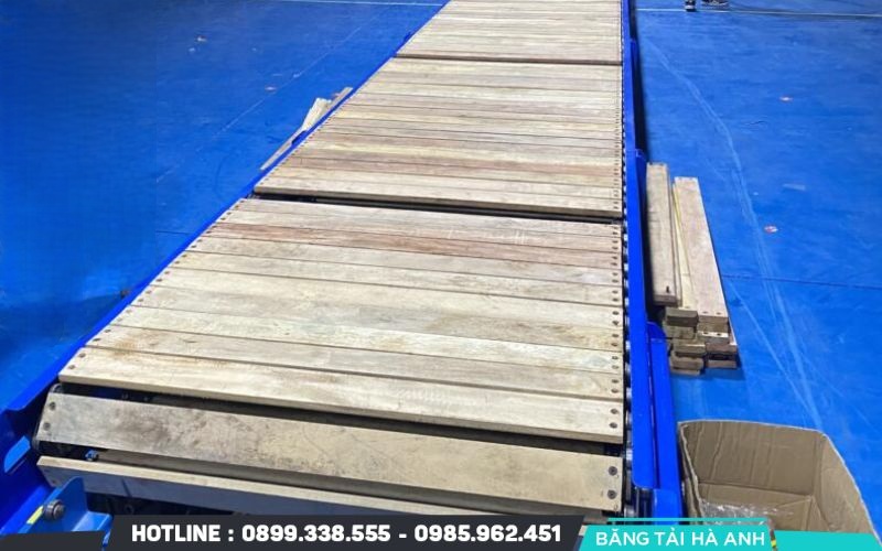 Mỗi bộ phận của băng tải gỗ đều có nhiệm vụ riêng