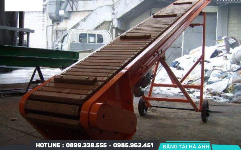 Băng tải gỗ vận hành ổn định, độ bền cao
