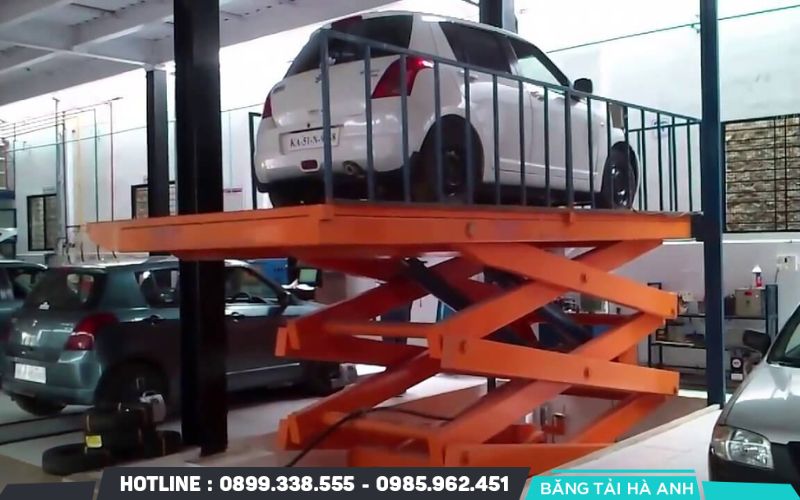 Có nhiều loại bàn nâng ô tô thủy lực khác nhau
