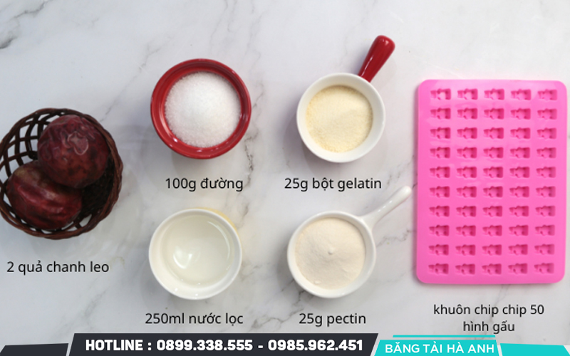 Nguyên liệu sản xuất kẹo