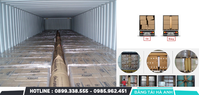 cách xếp hàng lên container
