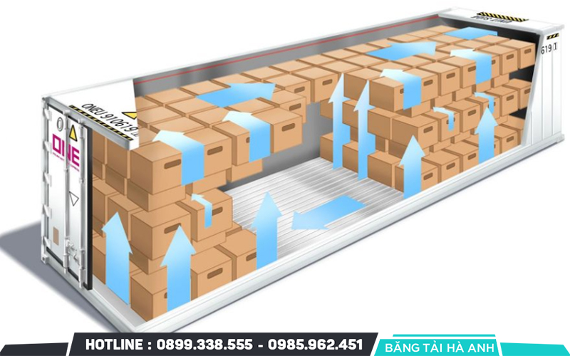 cách xếp hàng lên container