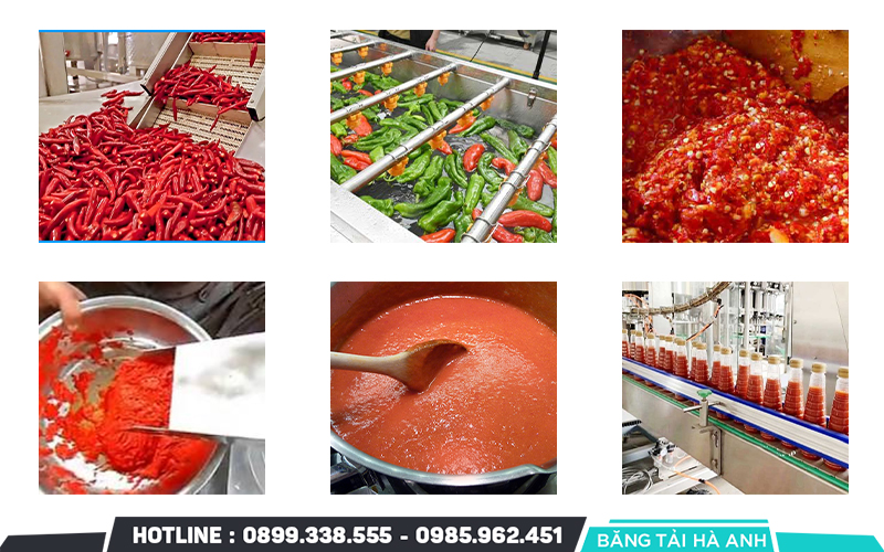 Quy trình sản xuất tương ớt