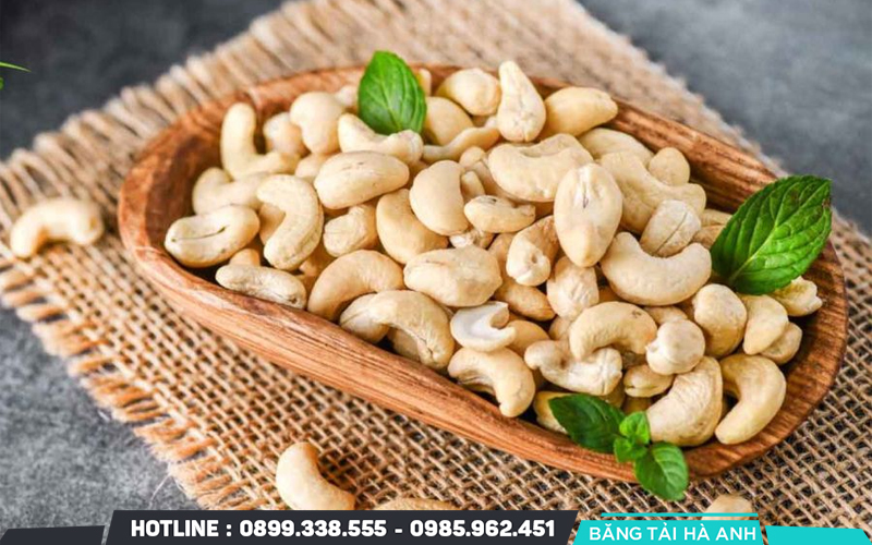 Thành phần dinh dưỡng của hạt điều