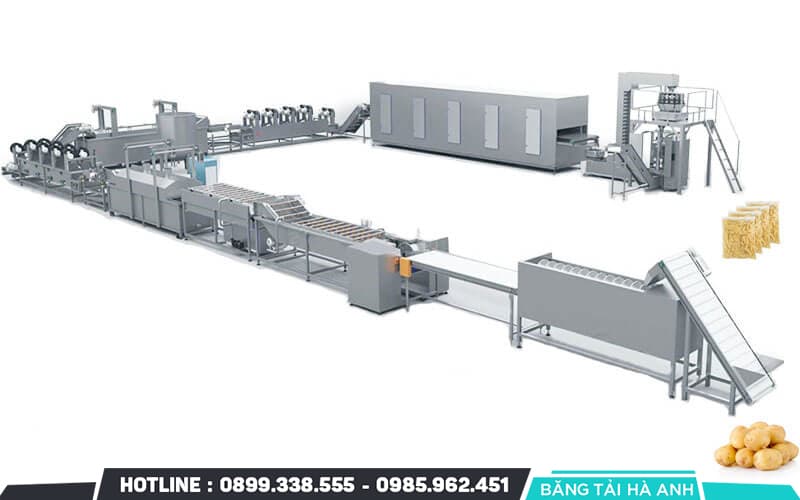 Dây Chuyền Sản Xuất Khoai Tây Chiên