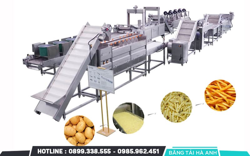 Dây Chuyền Sản Xuất Khoai Tây Chiên