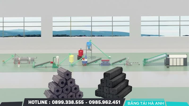 Dây Chuyền Sản Xuất Than Không Khói