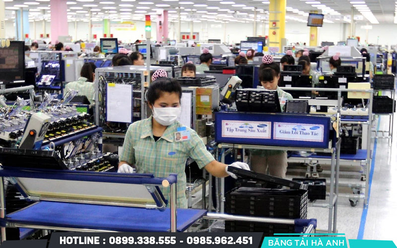 Các bước trong quy trình sản xuất