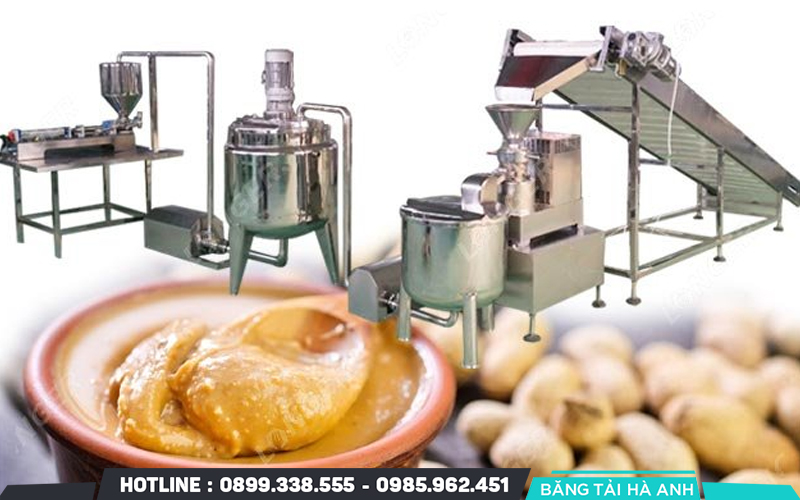 Quy trình sản xuất bơ đậu phộng
