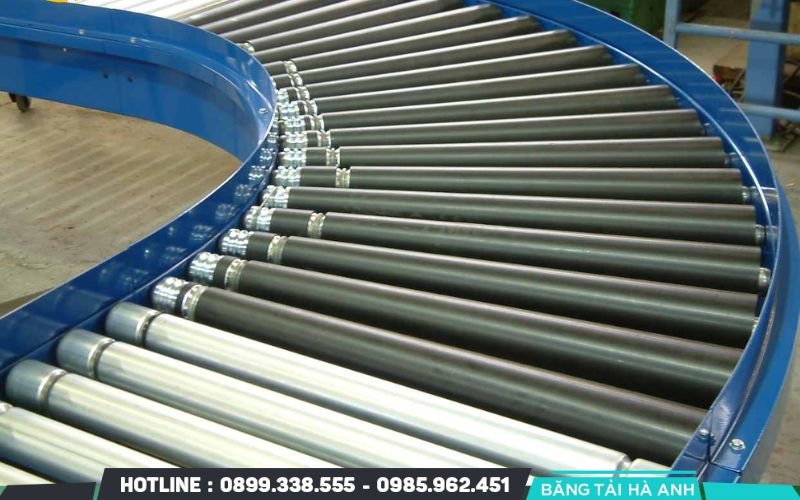 Lựa chọn đúng thông số giúp băng tải con lăn cong vận hành ổn định và phù hợp với hệ thống