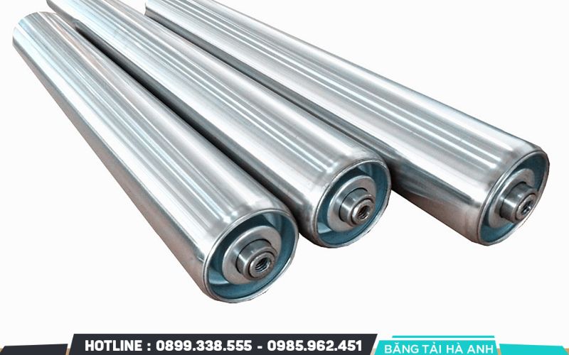 Con lăn thép làm bằng thép carbon có khả năng chịu tải lớn