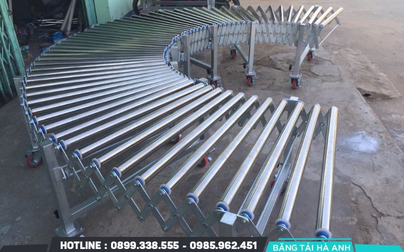 Băng tải con lăn xếp mang lại nhiều lợi ích vượt trội khi sử dụng