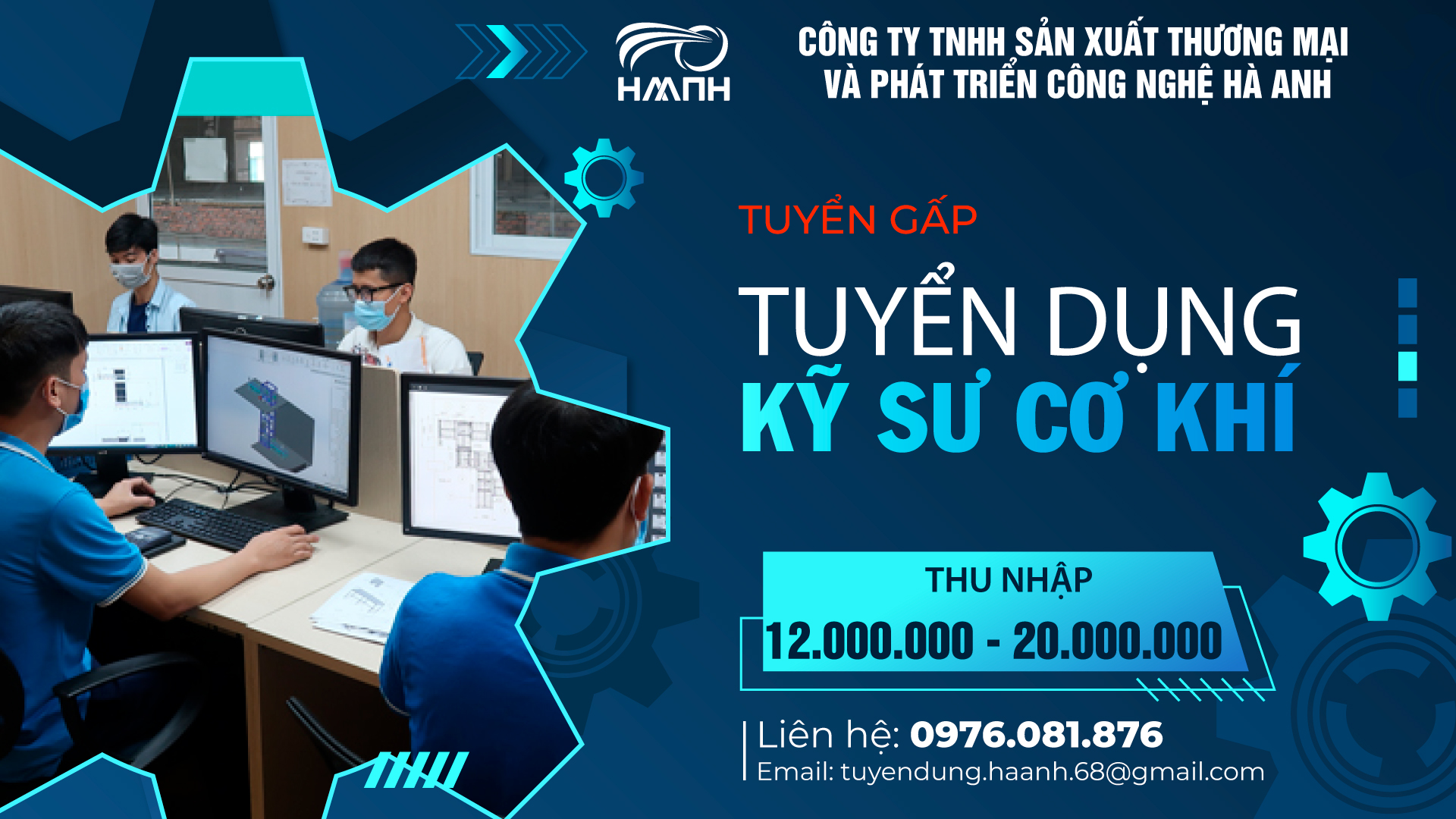 Tuyển dụng ký sư cơ khí 5.2025