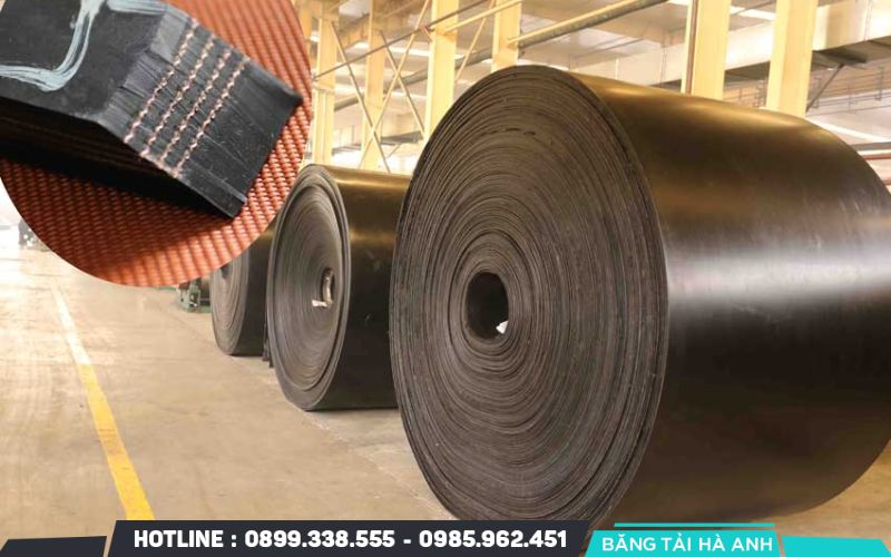Băng tải cao su bố vải được ứng dụng phổ biến trong nhiều ngành công nghiệp