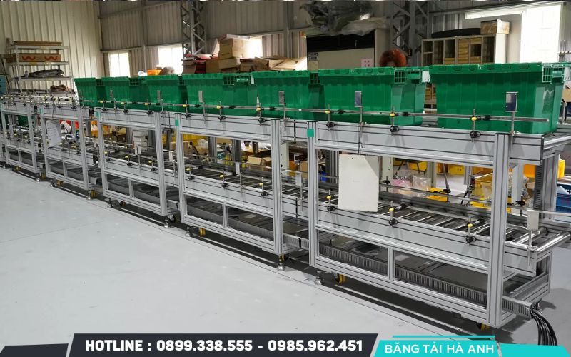 Khi nhu cầu vận hành tăng, doanh nghiệp có thể mở rộng quy mô hệ thống băng tải