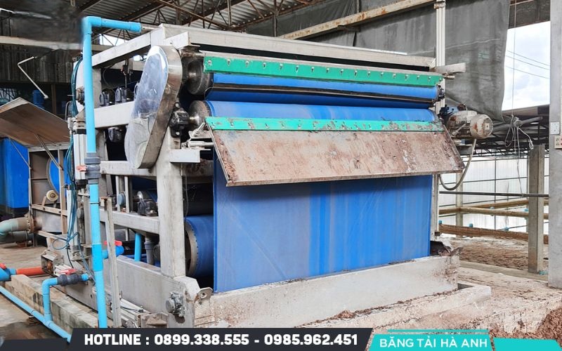 Băng tải ép bùn được ứng dụng trong nhiều ngành công nghiệp khác nhau