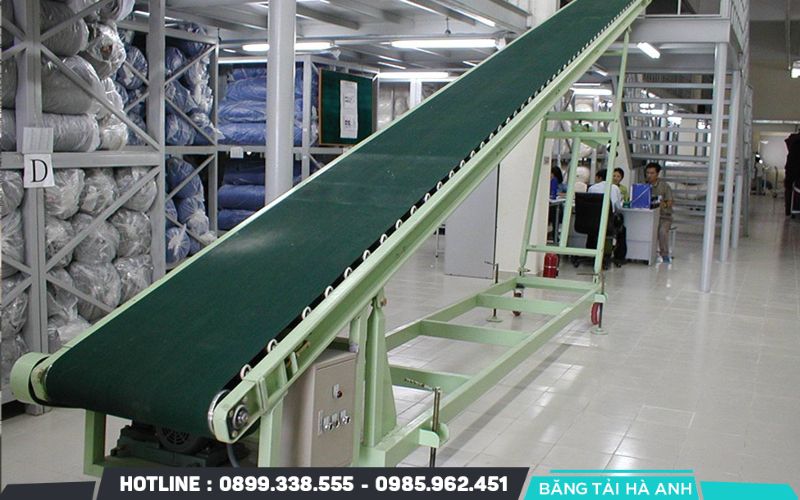 Cần xác định rõ trọng lượng tối đa của sản phẩm trên mỗi mét băng để chọn khung, dây băng và con lăn phù hợp