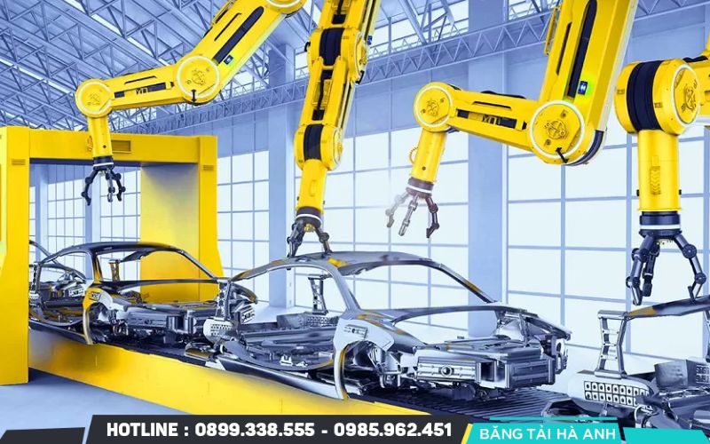 Hệ thống an toàn được tích hợp vào robot công nghiệp, dây chuyền đóng gói, băng chuyền vận chuyển