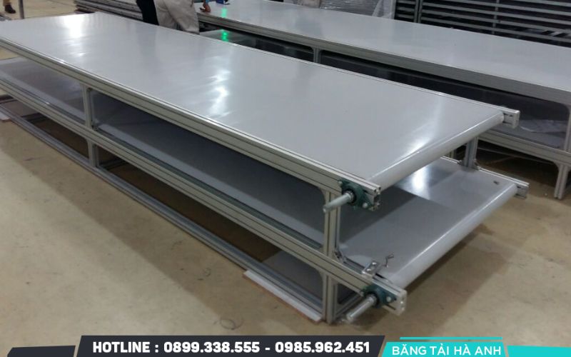 Băng tải PU là loại băng tải có lớp phủ làm từ polyurethane nguyên chất