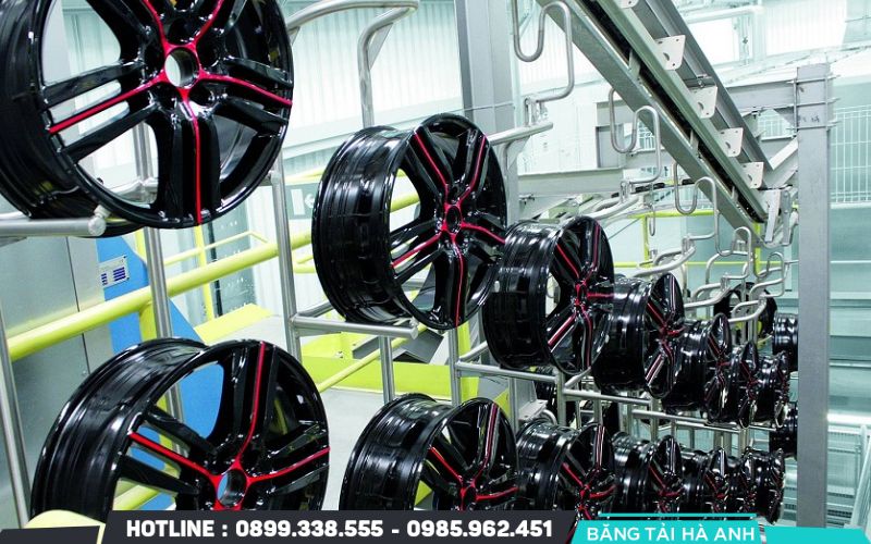 Dây chuyền sơn mâm bánh xe là một hệ thống sản xuất liên tục, khép kín