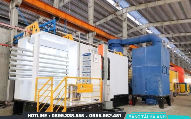 Dây chuyền sơn tĩnh điện mini được sử dụng rộng rãi trong nhiều lĩnh vực sản xuất