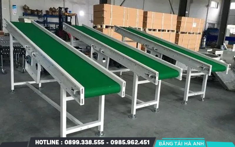 Haanhtech là đơn vị có kinh nghiệm trong việc thiết kế và lắp đặt các loại băng tải belt thẳng chất lượng