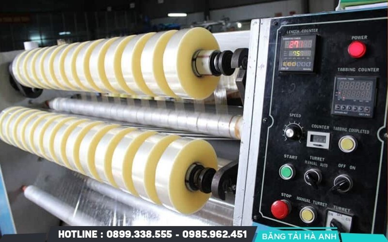 Dây chuyền sản xuất băng dính là tập hợp các thiết bị công nghệ hiện đại