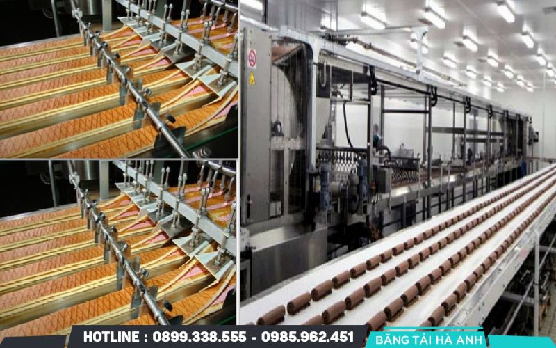 Dây chuyền sản xuất bánh bông lan được kiểm soát chính xác về thời gian nhiệt độ và độ ẩm