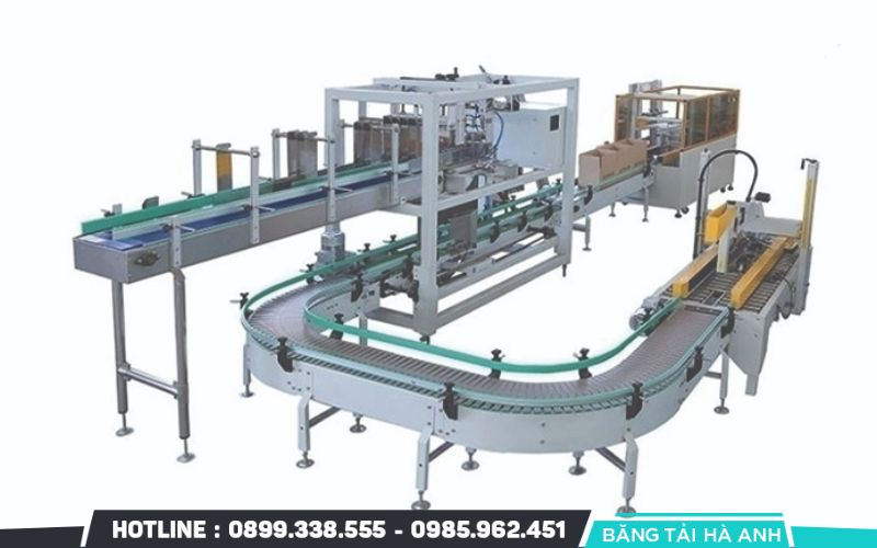 Băng tải đóng gói là một hệ thống thiết bị cơ khí chuyên dụng