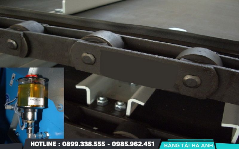 Sau khi bôi trơn, vận hành thử hệ thống băng tải để kiểm tra độ trơn của băng tải