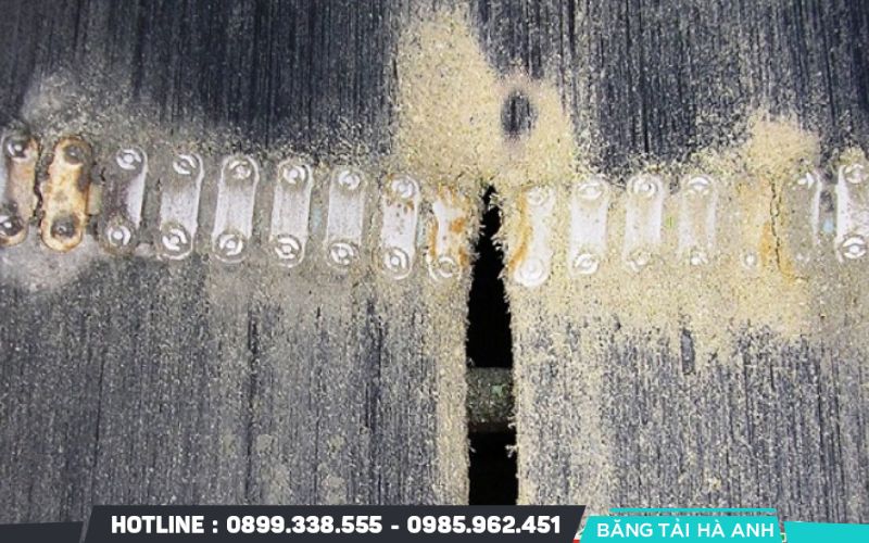 Môi trường làm việc khắc nghiệt ảnh hưởng trực tiếp đến tuổi thọ của băng tải cao su