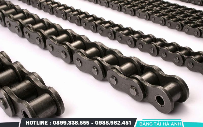 Xích sên biên không khớp bánh nhông