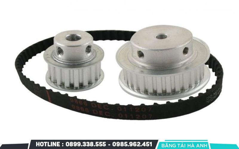 Puly đai răng mang lại sự truyền động chính xác tuyệt đối nhờ nguyên lý ăn khớp trực tiếp giữa các răng