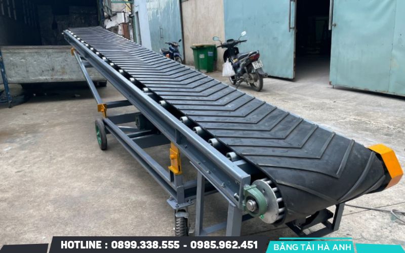 Làm khô băng tải cao su và kiểm tra vận hành thử