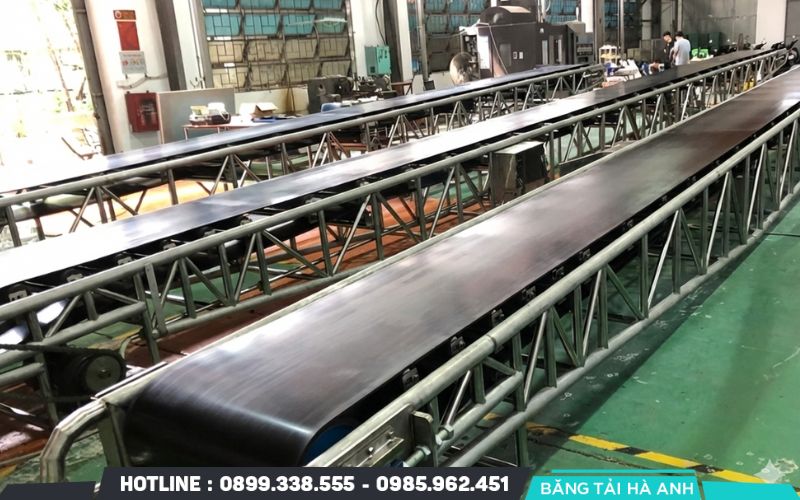 Khử trùng bề mặt băng tải cao su bằng dung dịch chứa hợp chất amoni bậc bốn hoặc gốc Clo nồng độ thấp