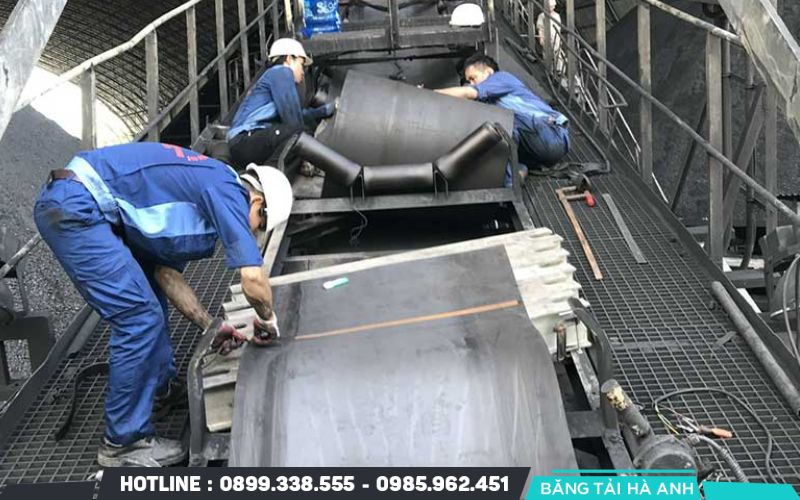 Cần cho băng tải vận hành thử nghiệm để đánh giá chất lượng mối nối