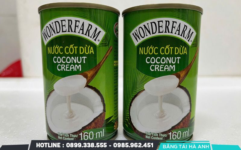 Thời gian bảo quản nước cốt dừa từ 12 đến 24 tháng ở nhiệt độ thường