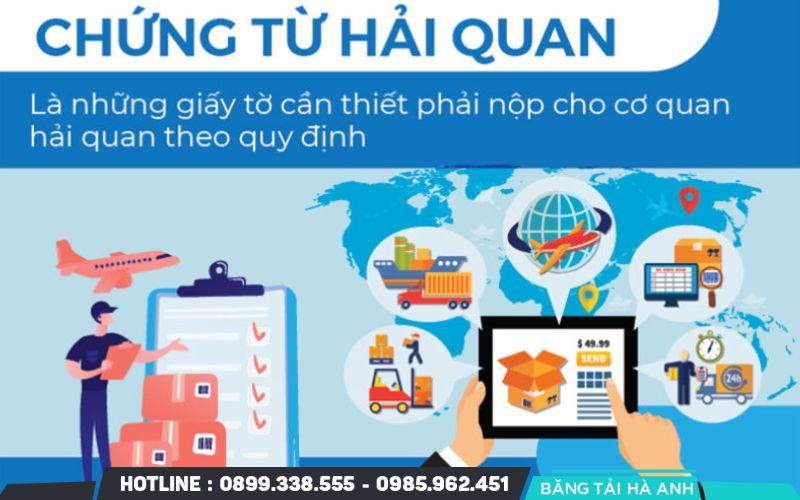 Bộ hồ sơ hải quan bao gồm các chứng từ thương mại và vận tải cơ bản