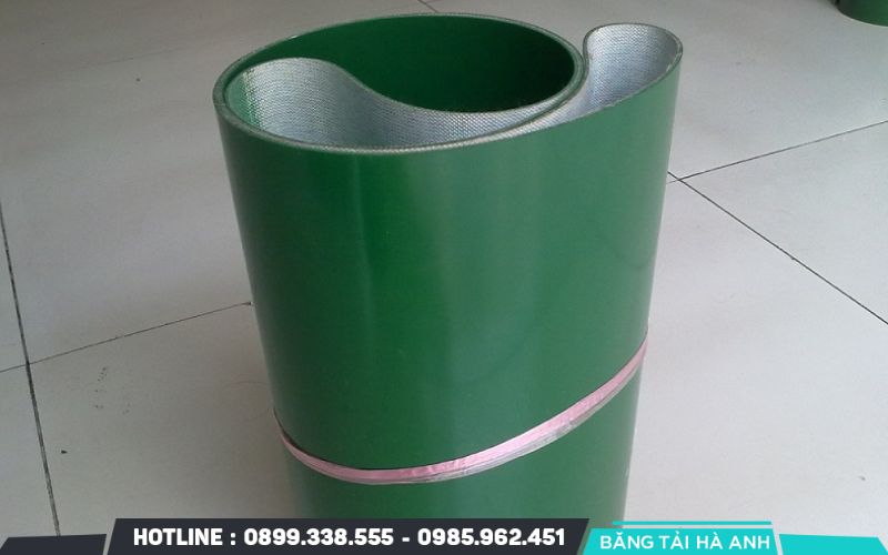 Dây băng tải PVC xanh