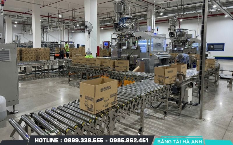 Có rất nhiều lợi ích của hệ thống băng tải trong lĩnh vực sản xuất