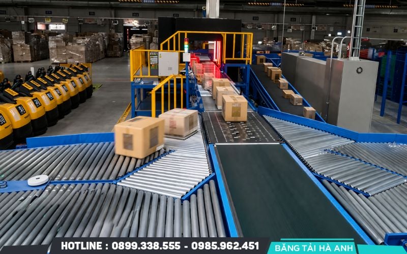 Hệ thống băng tải giúp kiểm soát chính xác sản lượng và tiến độ vận chuyển