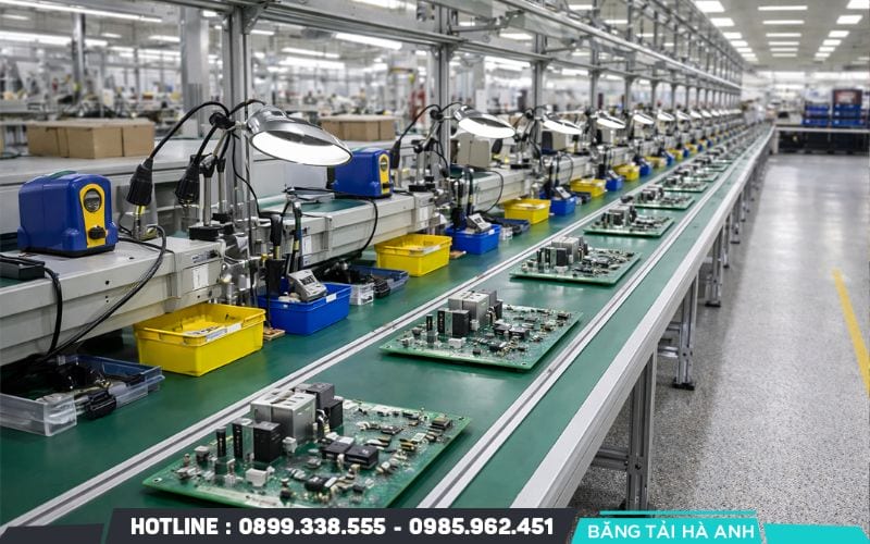 Tác động môi trường đến băng tải là rất cao