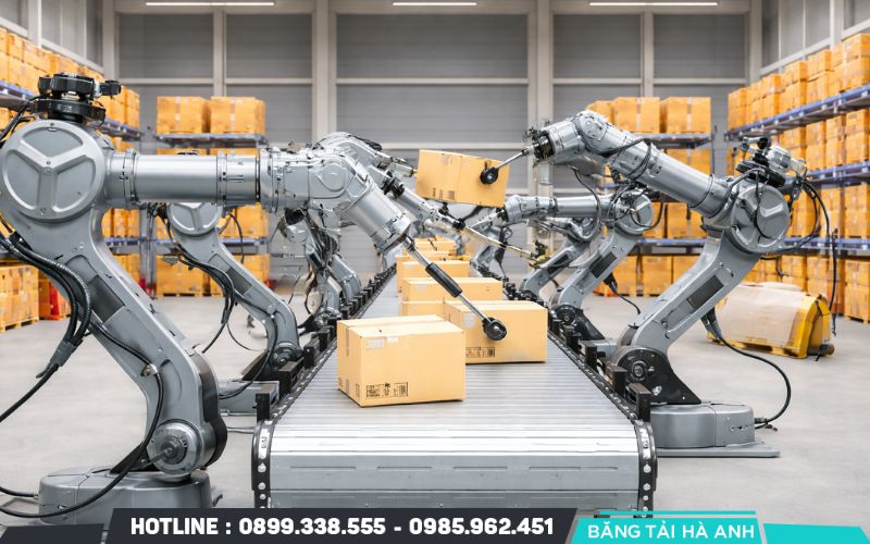 Sự bùng nổ của Autonomous Mobile Robots (AMR) trong kho vận nhà máy