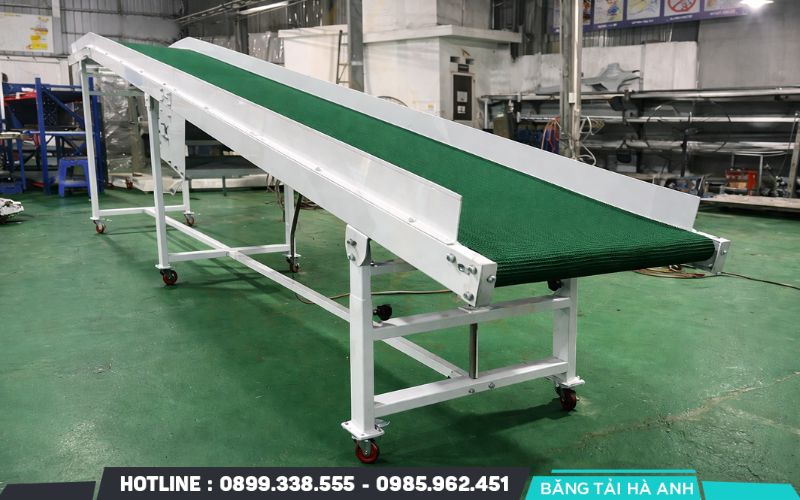 Băng tải belt (PVC, PU, cao su) được ứng dụng phổ biến trong sản xuất