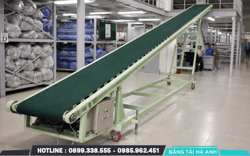 Băng tải nhập khẩu từ các nước G7 sử dụng thép hợp kim cao cấp hoặc inox 304 tiêu chuẩn quốc tế