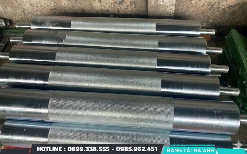 Kiểm tra trực quan bằng mắt thường để xác định độ mòn của rulo băng tải